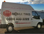 Mobile Tyre Van in Inverkeithing - View larger image
